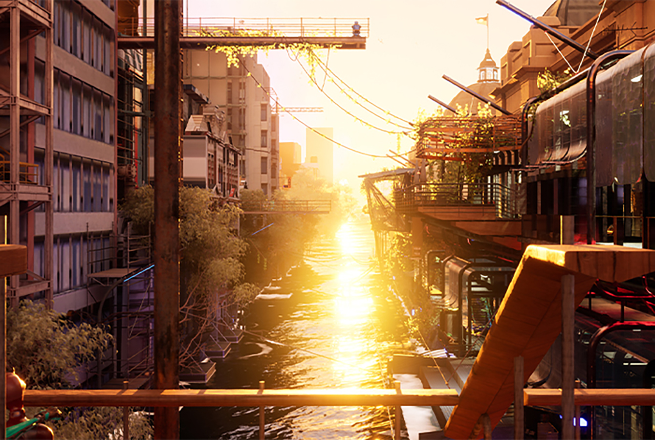 A real-time gameplay of Future Naarm: First Light