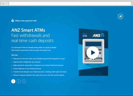 ANZ Smart ATMs - fast withdrawls and real time cash deposit