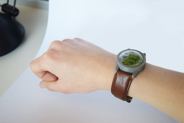 wrist with device attached
