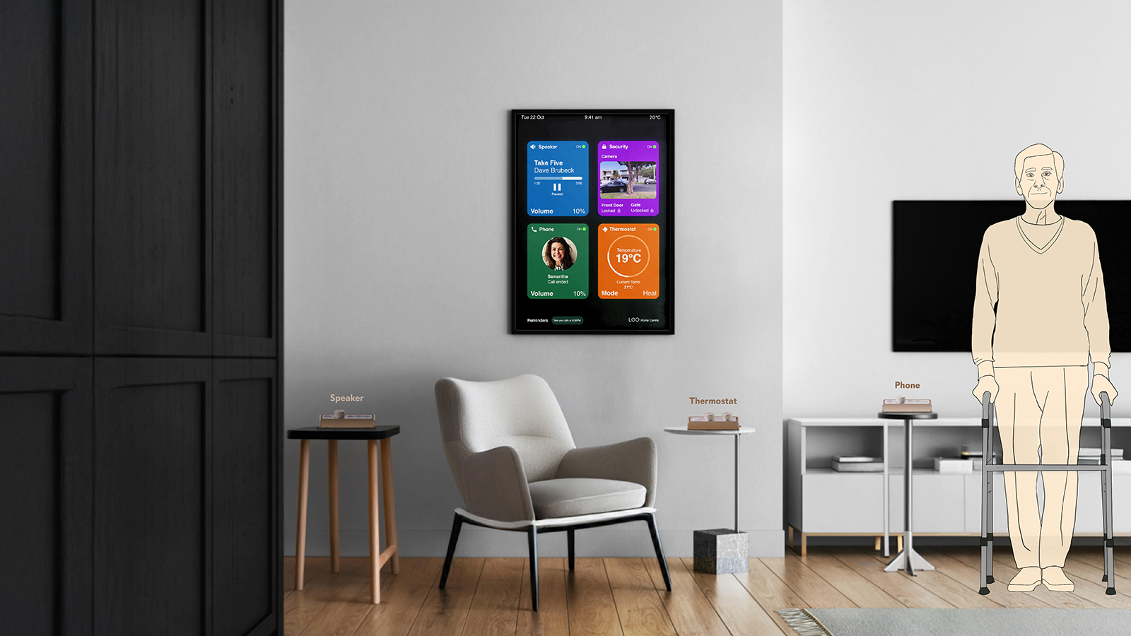 LEO system in home environment