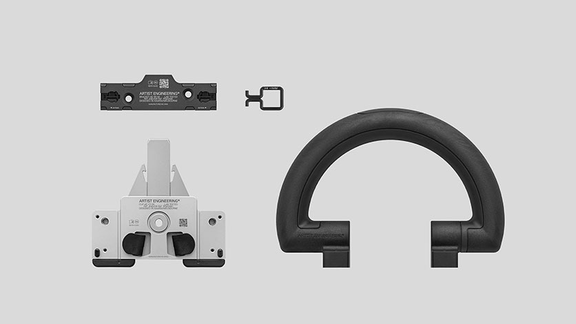 Overview of AE Hardware components: Grip, Clip and Bracket & Box Ring