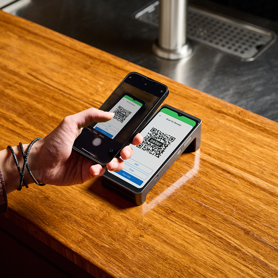 Zeller Terminal 2,Graphite, QR Code Receipt