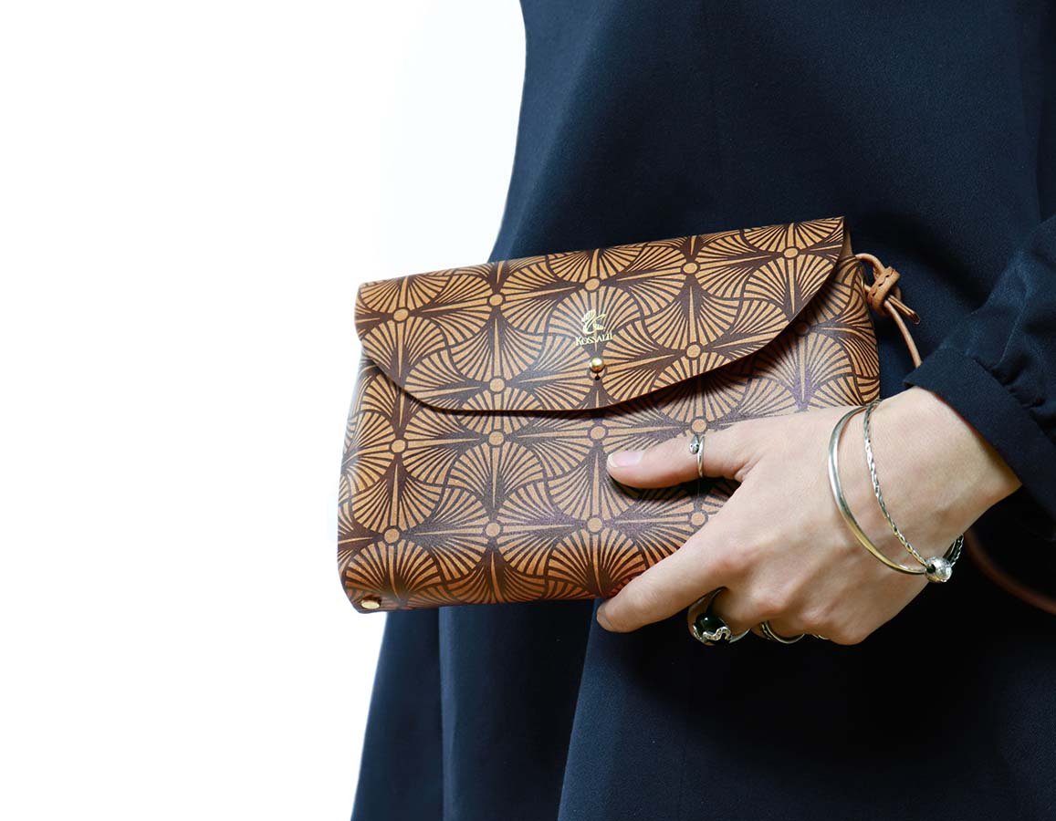 PETIT BAG - PRINTED RECYCLED LEATHER - LIKE A CLUTCH