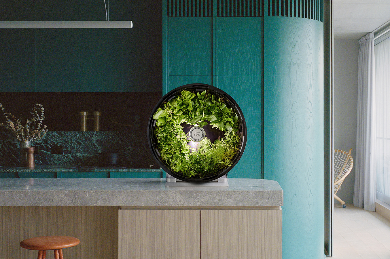 Roto Farm in kitchen