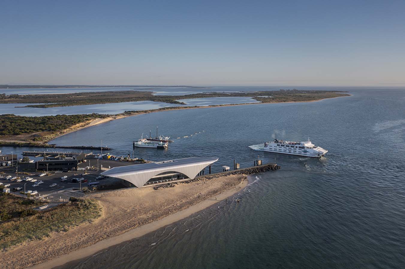 Aerial image - Image taken from the southern side of the ferry terminal