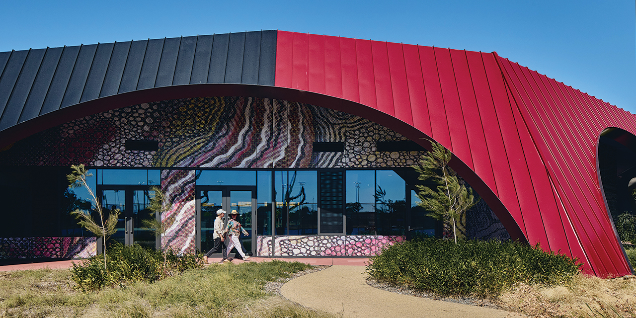 Exterior of Munarra Centre for Regional Excellence.