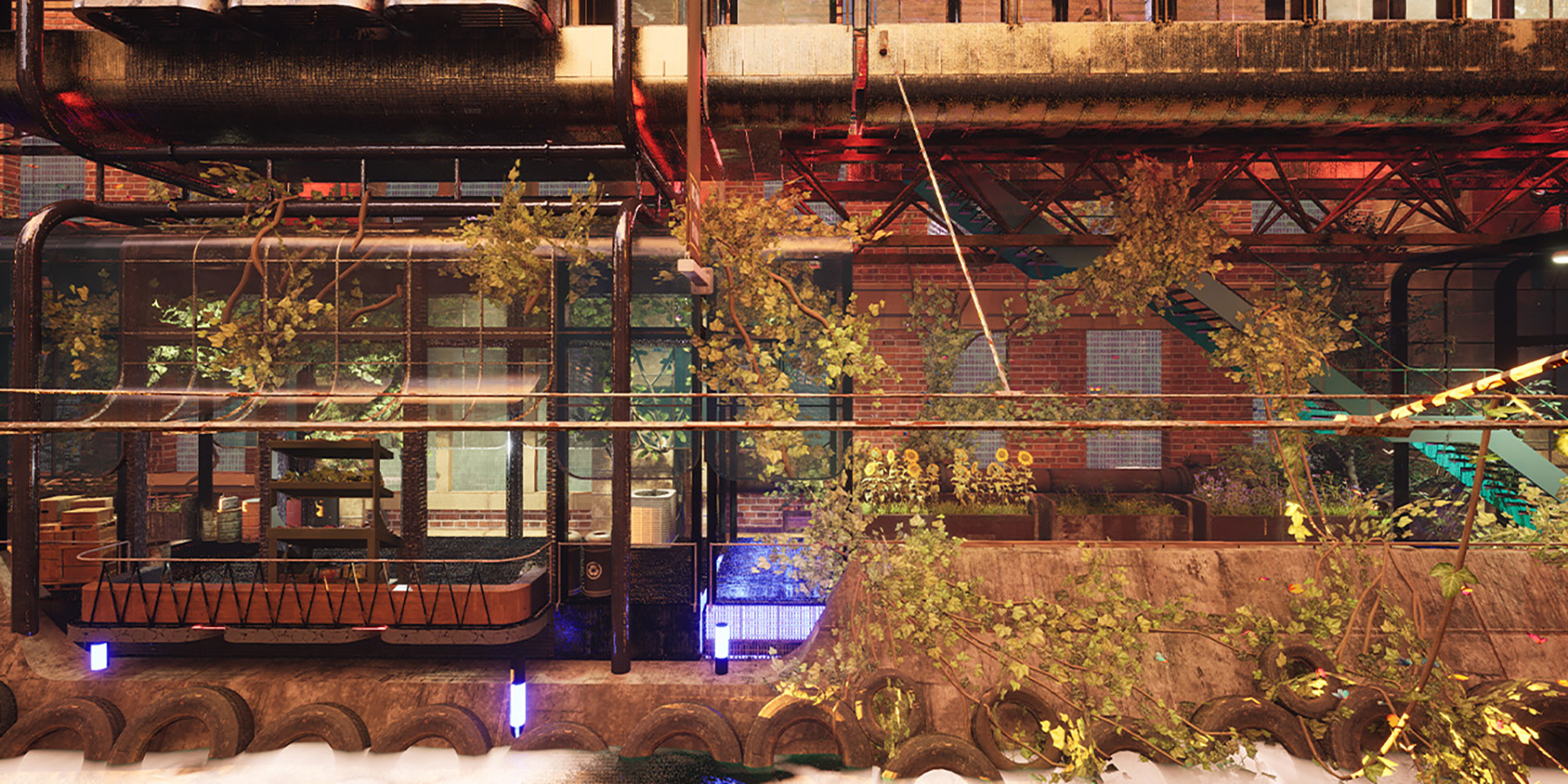 Looking towards the new civic infrastructures and shops of Future Naarm.