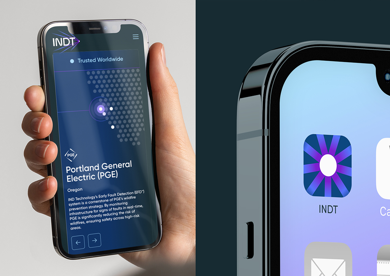 Mobile website example