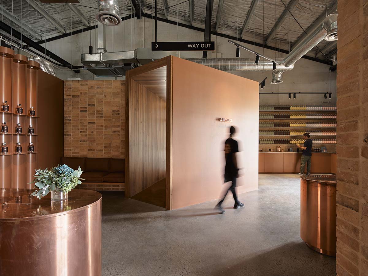 Four Pillars Gin Distillery 2.0 by Breathe. Photo by Anson Smart