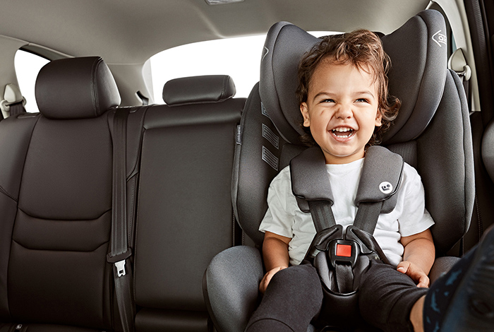 Front on, in situ image of Maxi-Cosi® Pria Convertible Car Seat