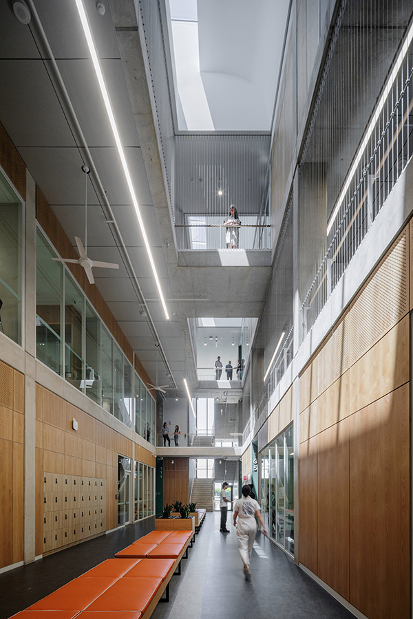 Kangan Institute Health and Community Centre of Excellence atrium