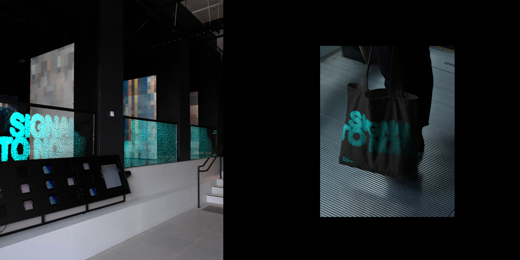 Exhibition branding and tote bag