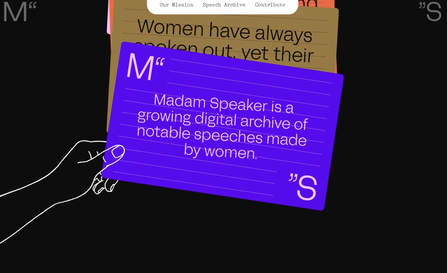 Madam Speaker homepage