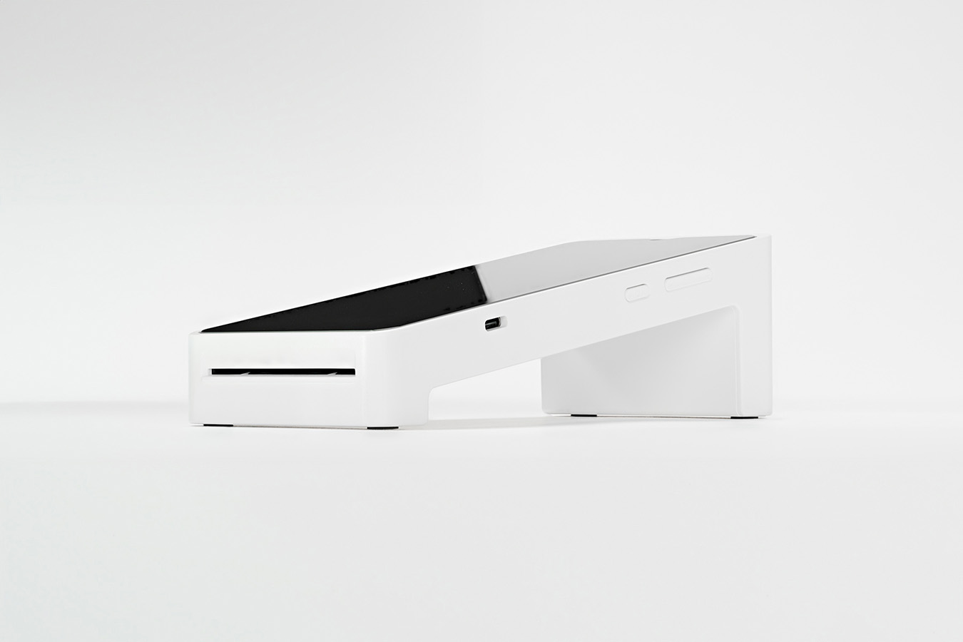 Zeller Terminal 2,Graphite, White, Front Profile