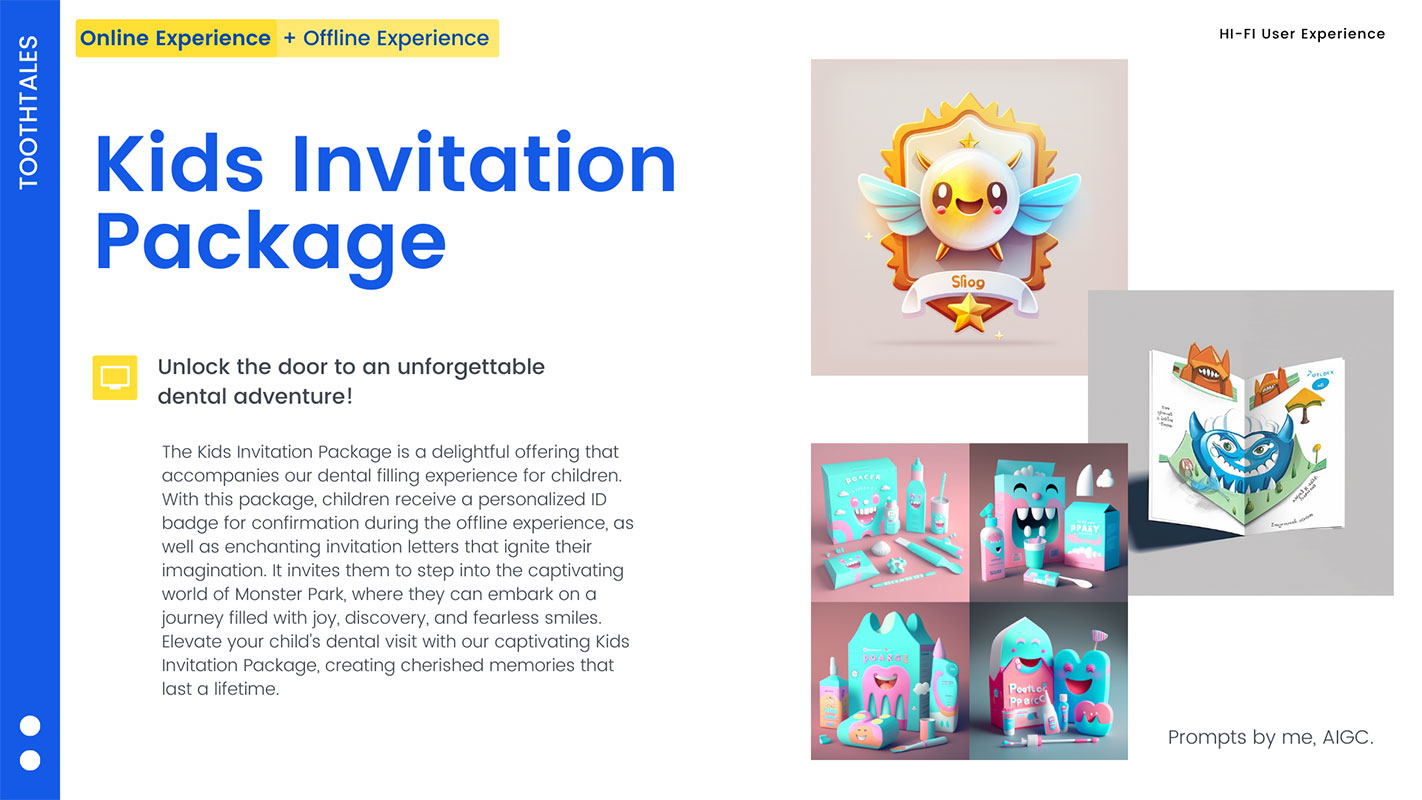 Kids invitation package introduction and design proposal