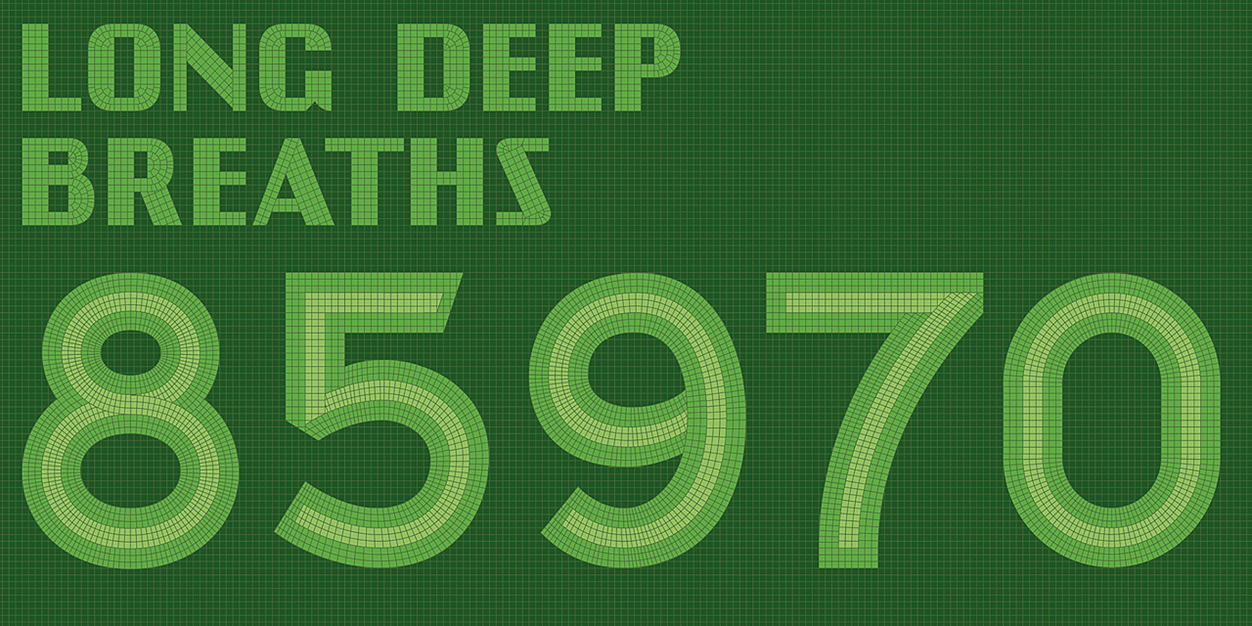 One Day In Our Park (2025), Typographic Composition