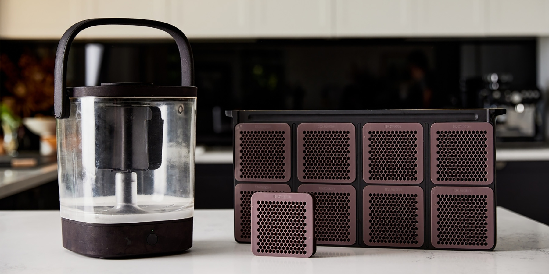 HiveKeepers Micro Honey Harvester system with frames and cassettes