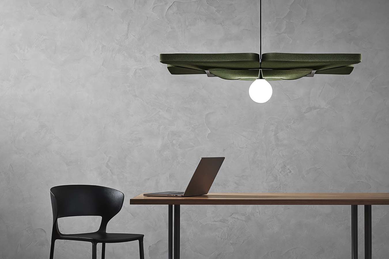 FOLI Acoustic Light product shot in an office space