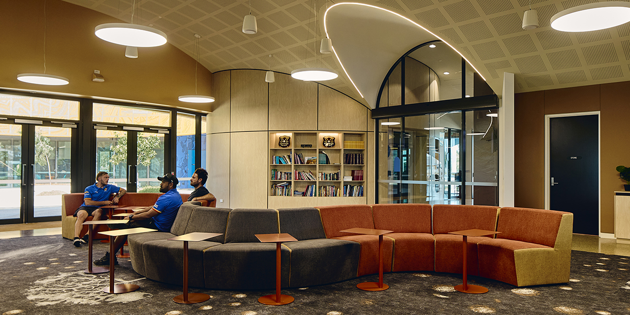 Interior of Munarra Centre for Regional Excellence.