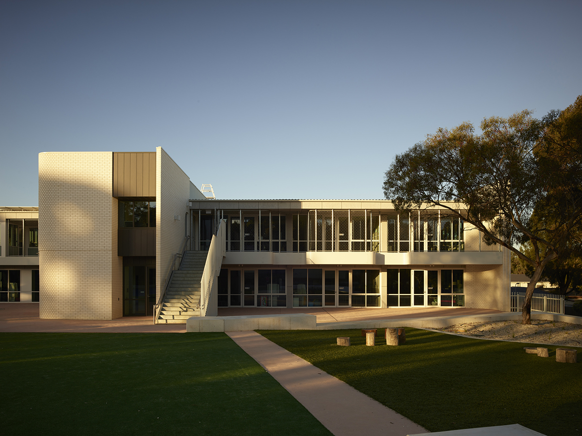 North facing campus elevation