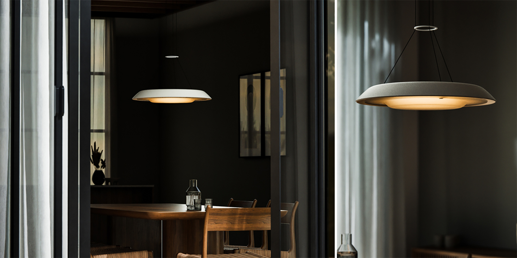 Husk Pendant By South Drawn in Residential Setting