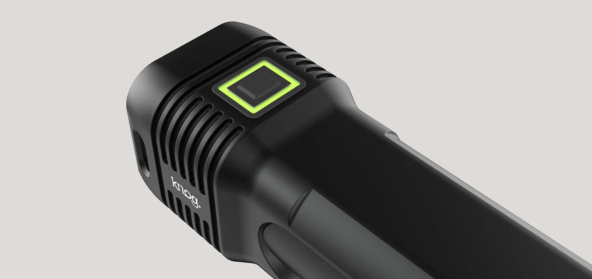 Blinder 1300 Front Bike Light, with it's smart button