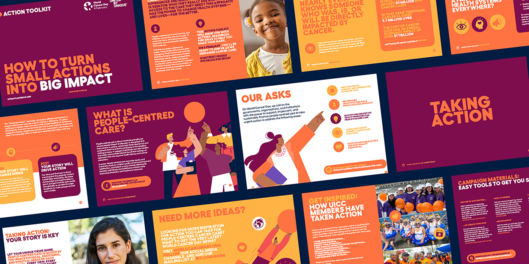 World Cancer Day Action Toolkit, which helps member organisations get involved in the campaign