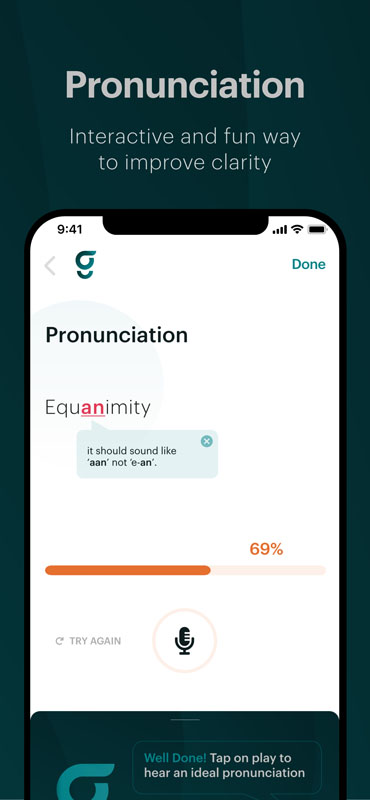 GetMee Pronunciation Feature
