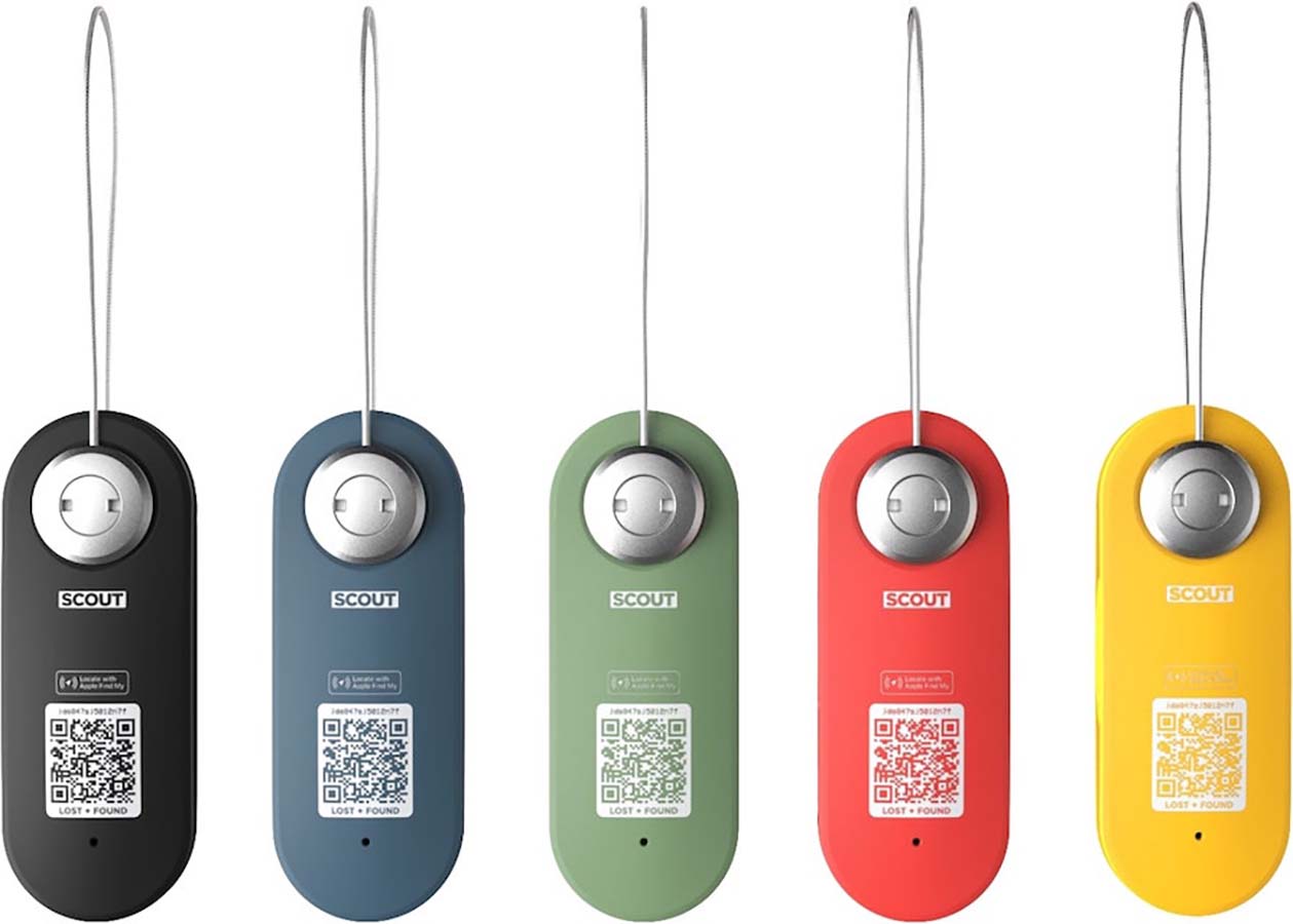 The line up of all the colours that Knog's Scout Travel will be available in - Rear View