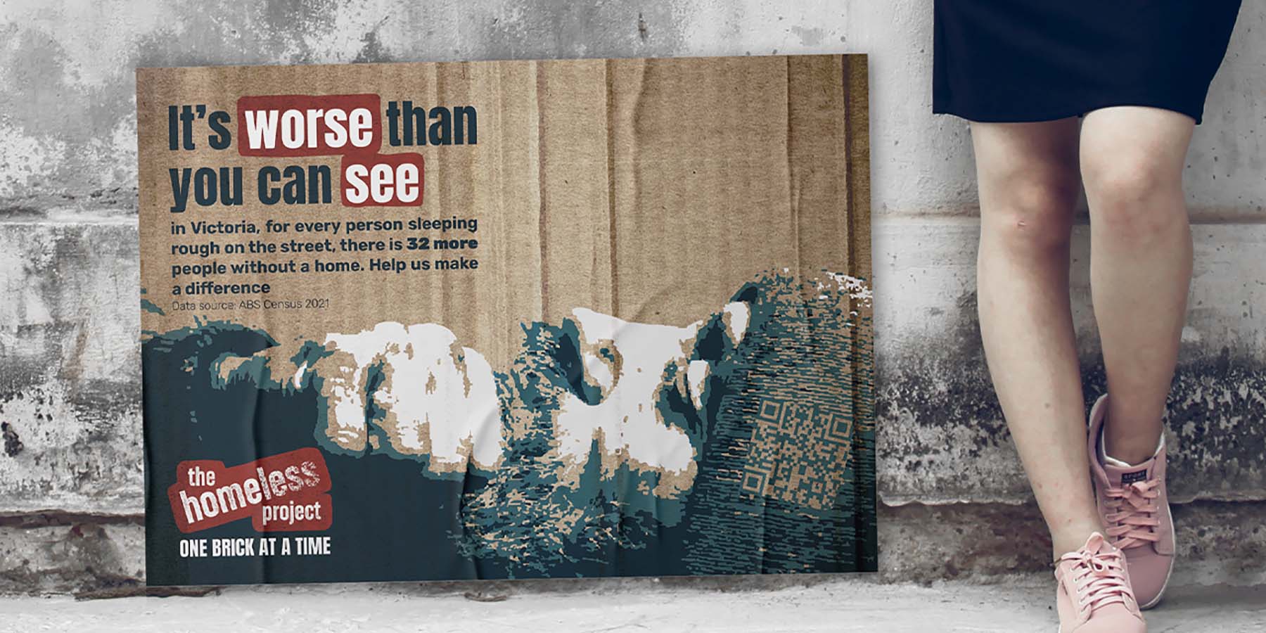 The Homeless Project poster: It's worse than you can see